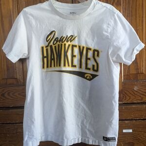 Authentic American Heritage White Iowa Hawkeyes Tee